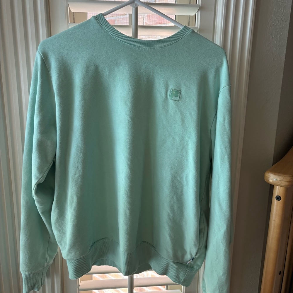 Mint Green FILA sweatshirt